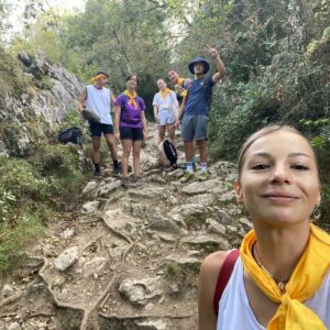 Selfie photo au Pic du Jer