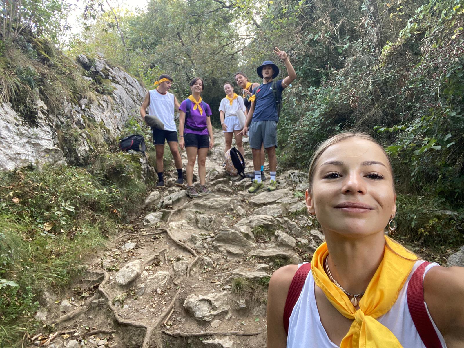 Selfie photo au Pic du Jer