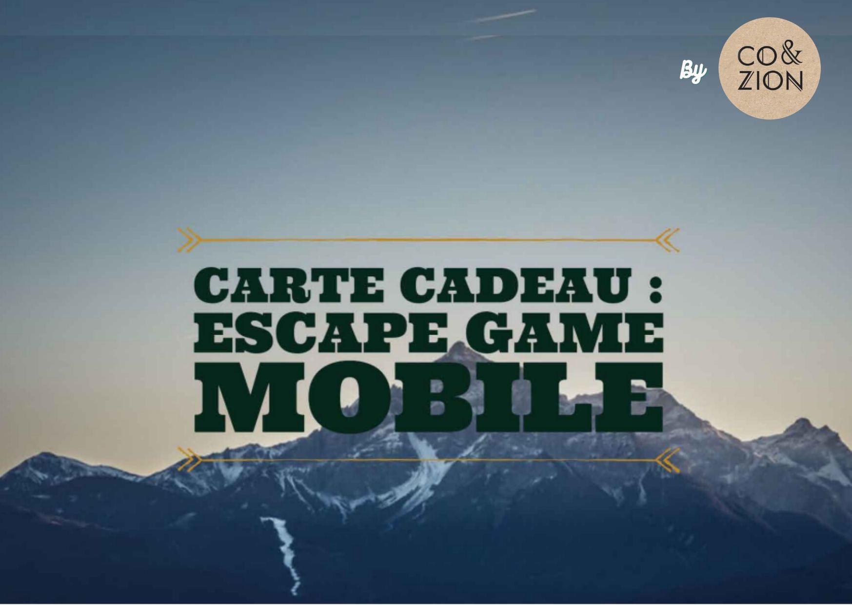 Carte cadeau Escape Game