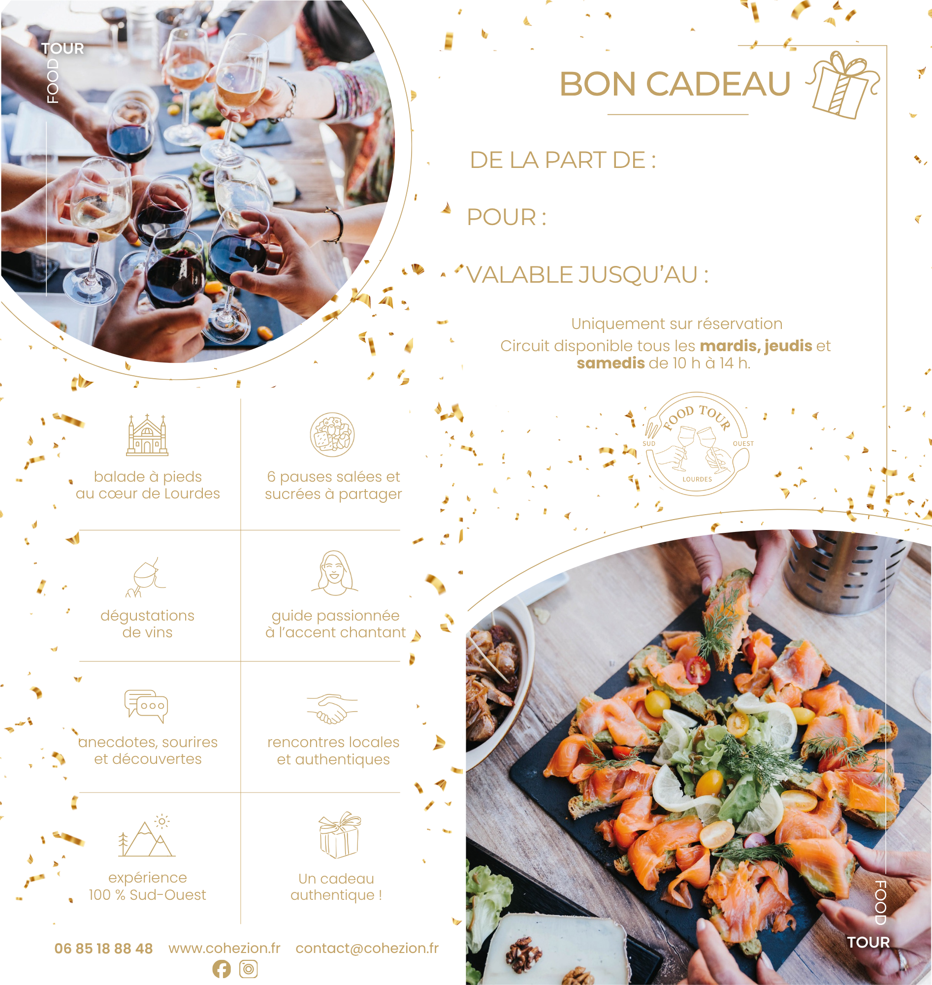 Carte Cadeau Food Tour Lourdes
