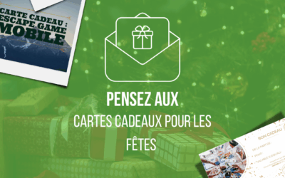 Offrez nos expériences en Carte Cadeau pour Noël !